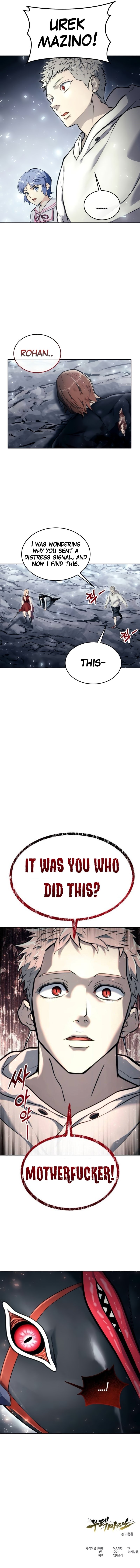 Urek Mazino Chapter 21 page 14 - Irruption scene